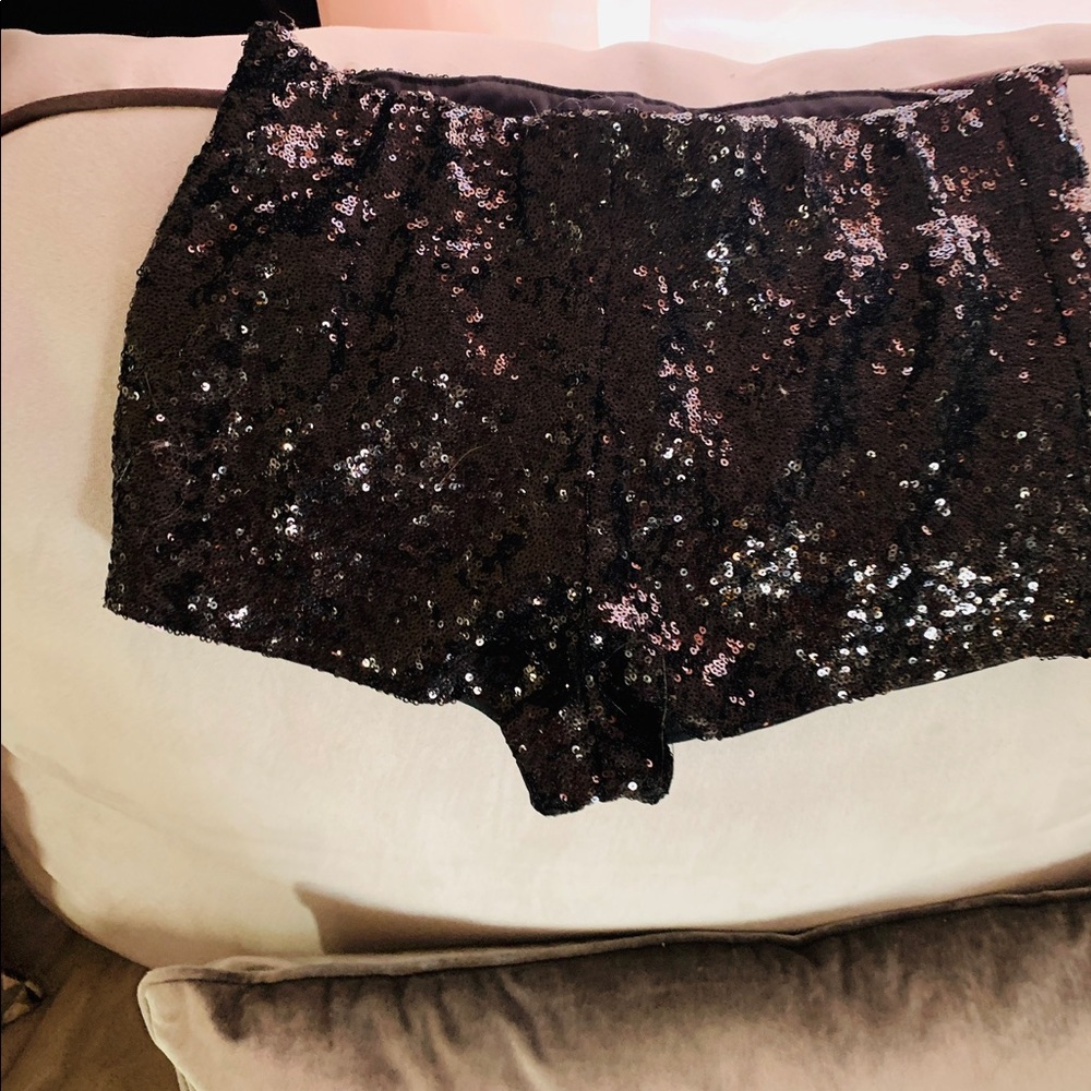 Sequin shorts